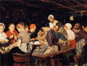 De conservenmakers door Max Liebermann